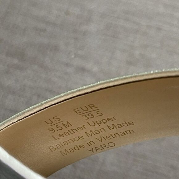 SAM EDELMAN Yaro Ankle Strap Sandal Size 9.5 Silver NWB Wedding Formal Heel - Picture 12 of 12